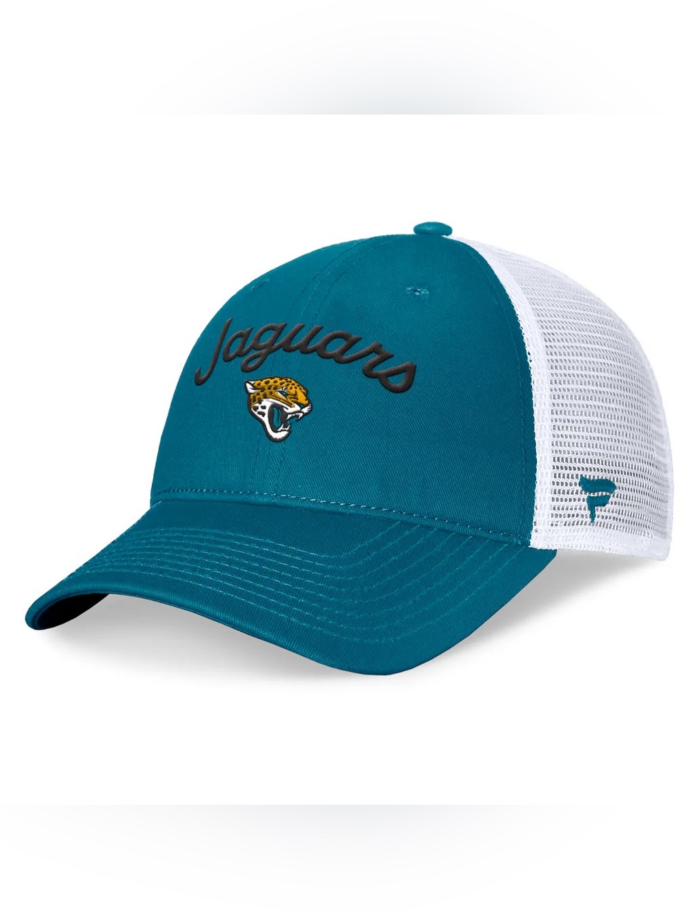 Women's Fanatics Teal Jacksonville Jaguars Slogan Trucker Adjustable Hat